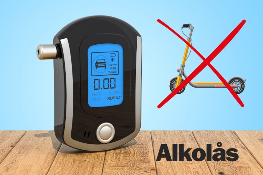 alkolås för elsparkcyklar