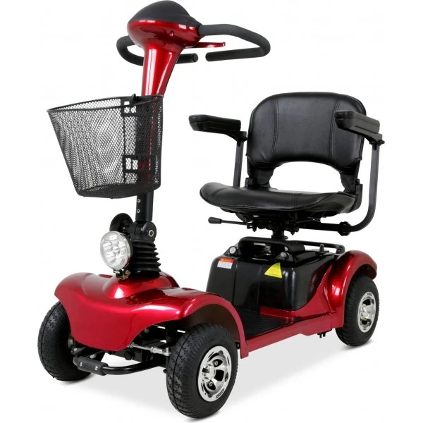 Röd promenadscooter eldriven från Outl1