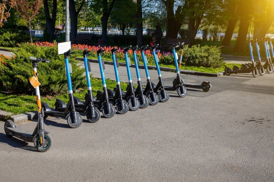 Parkering för elsparkcyklar i Stockholm